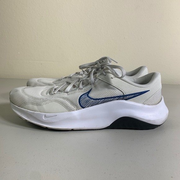 Nike Initiator Men's 13 White Navy Running Shoes Sneakers DM1120-013 - Picture 1 of 9